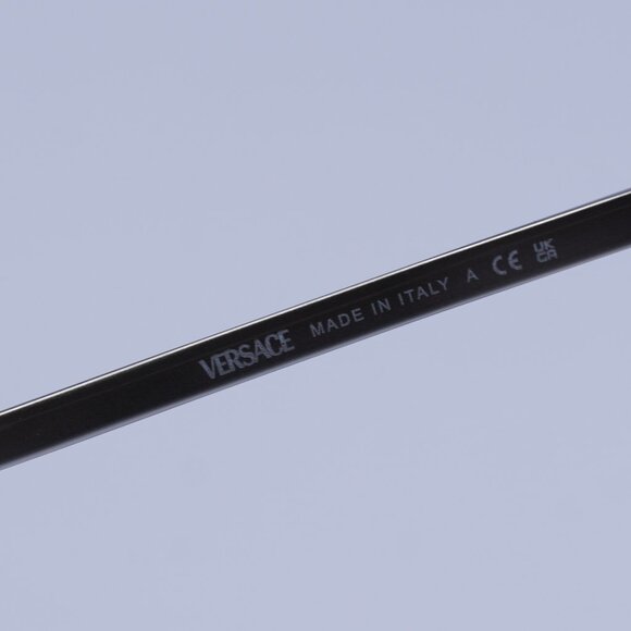 Versace VE1301 1000 Eyeglasses Silver 55mm Cat Eye Frame - Picture 8 of 11